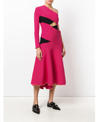 Proenza Schouler Asymmetric Flared Midi Dress