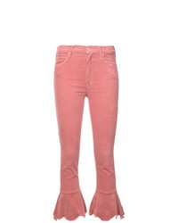 Mother Flared Cropped Jeans
