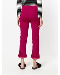 Cambio Cropped Kick Flare Tailored Trousers