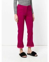 Cambio Cropped Kick Flare Tailored Trousers