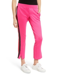 Pam & Gela Tricolor Stripe Crop Flare Pants