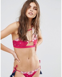 MinkPink Paisley Bikini Top