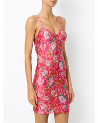 Amir Slama Floral Print Fitted Dress Unavailable