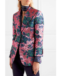 Gucci Floral Brocade Blazer