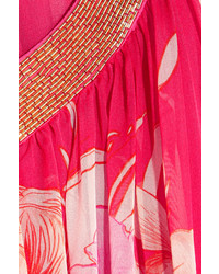 Matthew Williamson Escape Floral Print Silk Maxi Dress