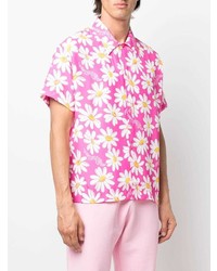 ERL Floral Print Short Sleeve Shirt
