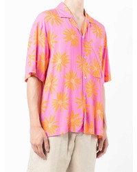 Jacquemus Short Sleeve Floral Shirt