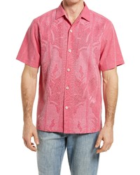 Tommy Bahama Tahitian Border Classic Fit Silk Shirt
