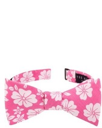 Ted Baker London Hibiscus Floral Cotton Silk Bow Tie