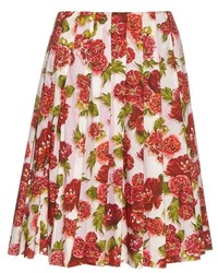 Emilia Wickstead Polly Floral Print A Line Skirt