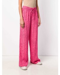 Ganni Floral Print Palazzo Trousers