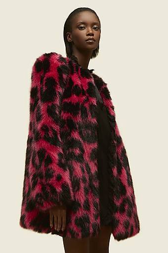 marc jacobs hot pink coat