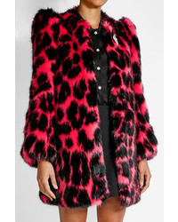 Marc Jacobs Printed Faux Fur Coat