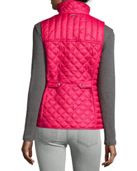 Marc By Andrew Marc New York Ellis Quilted Puffer Vest Pink