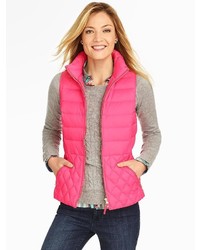 Talbots Solid Quilted Puffer Vest