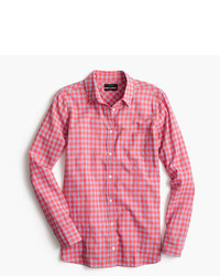 Hot Pink Gingham Shirt
