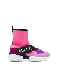 Emilio Pucci City Hi Top Sneakers
