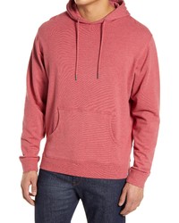 Peter Millar Lava Wash Cotton Blend Hoodie In Cape Red At Nordstrom