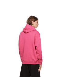 Givenchy Pink Address Logo Patch Hoodie