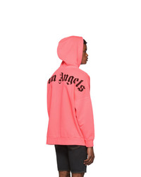 Palm Angels Pink Over Hoodie