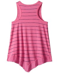 Splendid Littles Printed Stripe With Crinkle Gauze Hem Top Girls Clothing