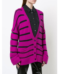 RtA Striped Knitted Cardigan