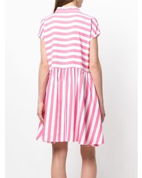 Love Moschino Striped Sleeveless Shirt Dress