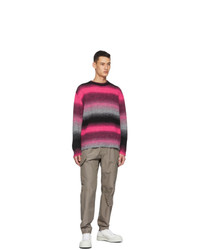 MSGM Pink Gradient Sweater