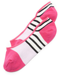Hot Pink Horizontal Striped Socks