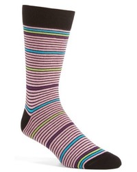 Lorenzo Uomo Stripe Crew Socks
