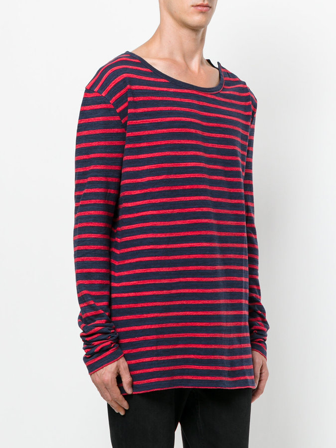 Faith Connexion Sailors Stripe T Shirt, $214 | farfetch.com