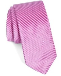 Hot Pink Horizontal Striped Tie