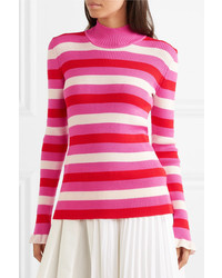 Maggie Marilyn You Make Me Happy Striped Merino Wool Sweater