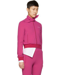 Balenciaga Pink Scarf Jogger Track Jacket