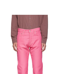 Helmut Lang Pink Masc Hi Straight Jeans