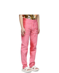 Givenchy Pink Shiny Polished Jeans