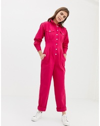 ASOS DESIGN Boilersuit With Waisted Detail