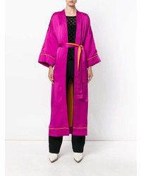 Iil7 Lace Up Kimono Cardigan
