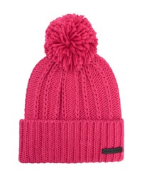 Rebecca Minkoff Pompom Beanie In Hot Pink At Nordstrom