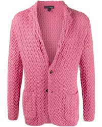 Hot Pink Knit Blazer