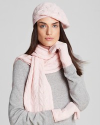 Bloomingdale's C By Cashmere Cable Knit Scarf
