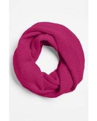 Nordstrom Pointelle Knit Cashmere Infinity Scarf Pink Hot One Size One Size