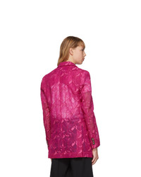 MSGM Pink Lace Blazer