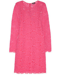 DKNY Floral Lace Mini Dress