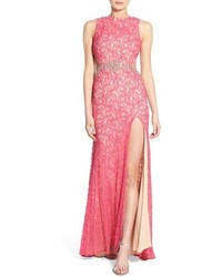 Mac Duggal Lace Cutout Gown