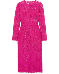 Dolce & Gabbana Corded Lace Midi Dress