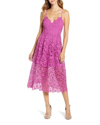 ASTR the Label Lace Midi Dress