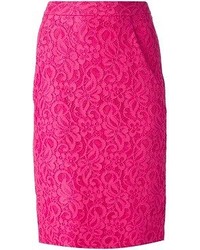 Frankie Morello Floral Lace Skirt