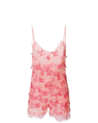 Hot Pink Lace Playsuit