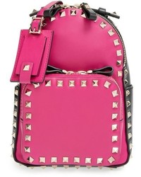 Valentino Small Rockstud Leather Backpack
